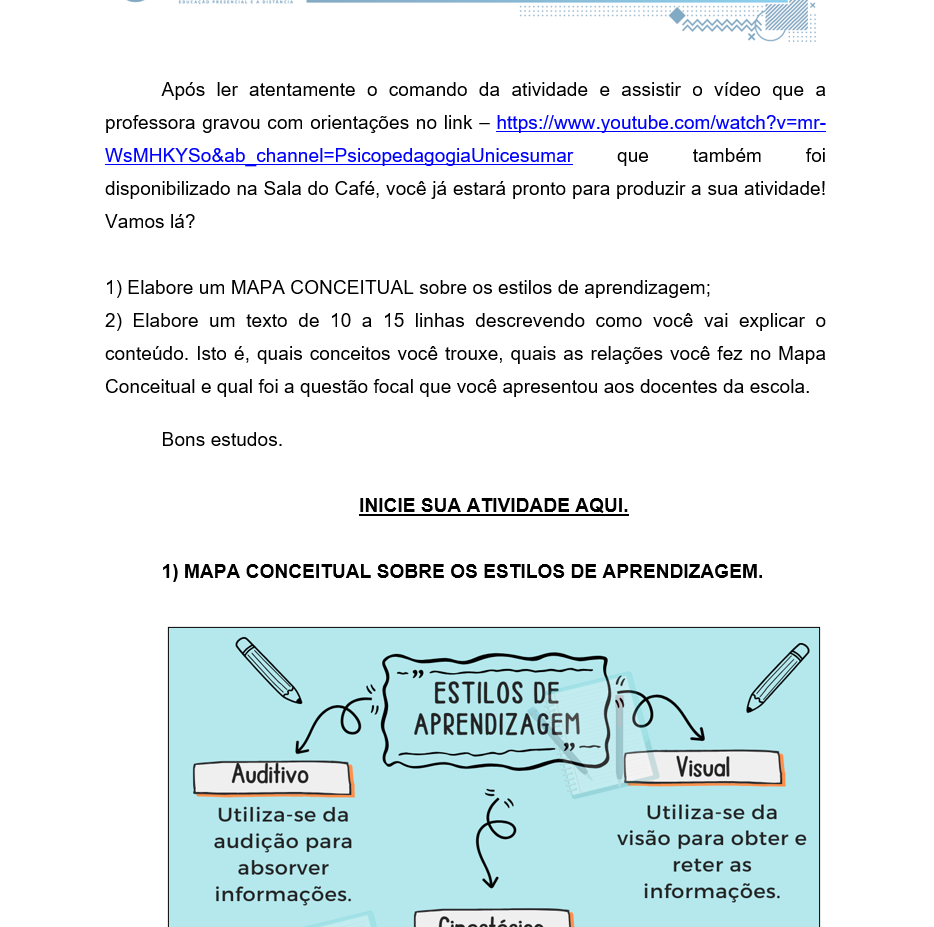 MAPA - Psicopedagogia e Intervenções Familiares e InstitucionaisInstitucionais