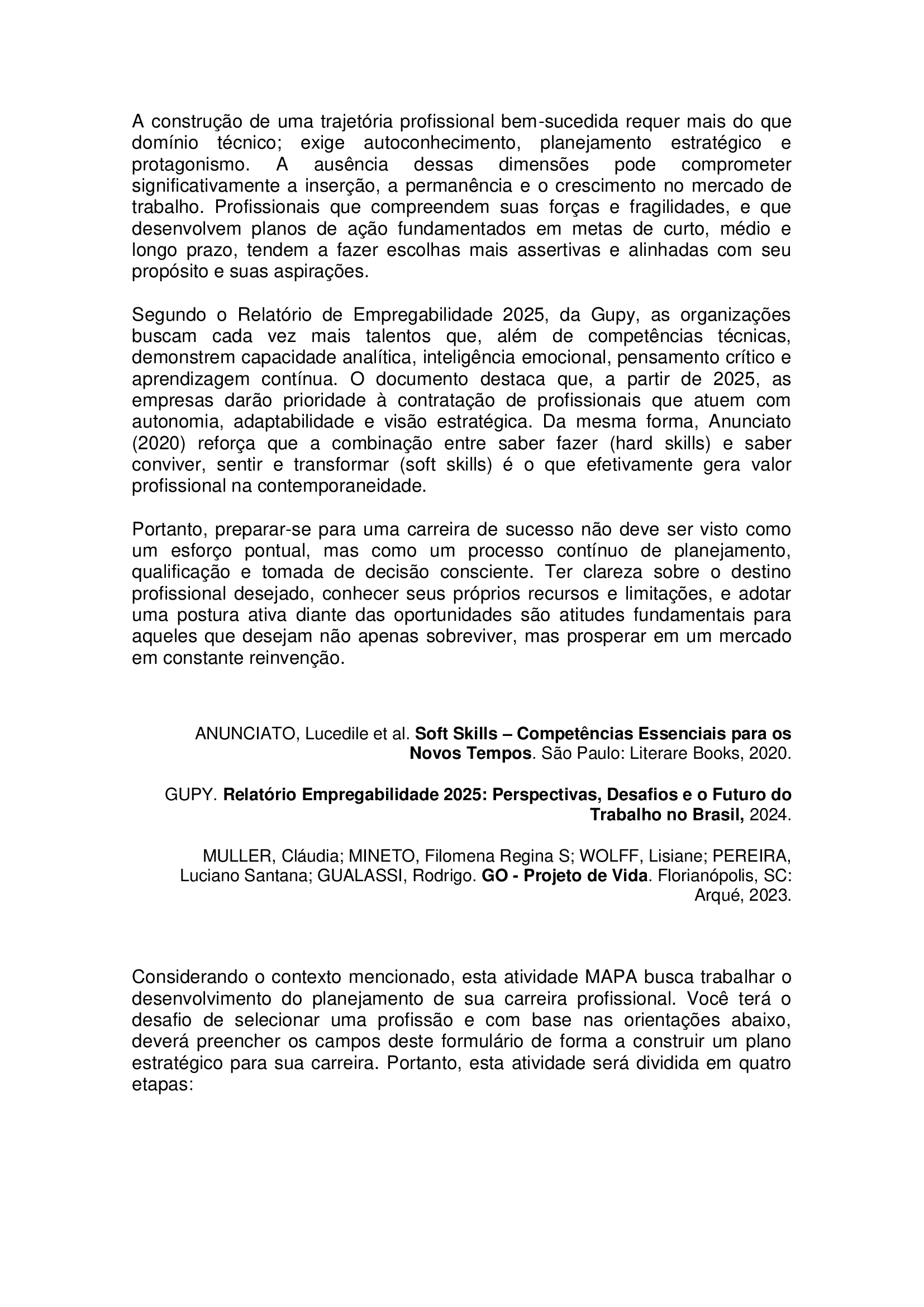 Resposta Mapa: GO Projeto de Vida 52/2025