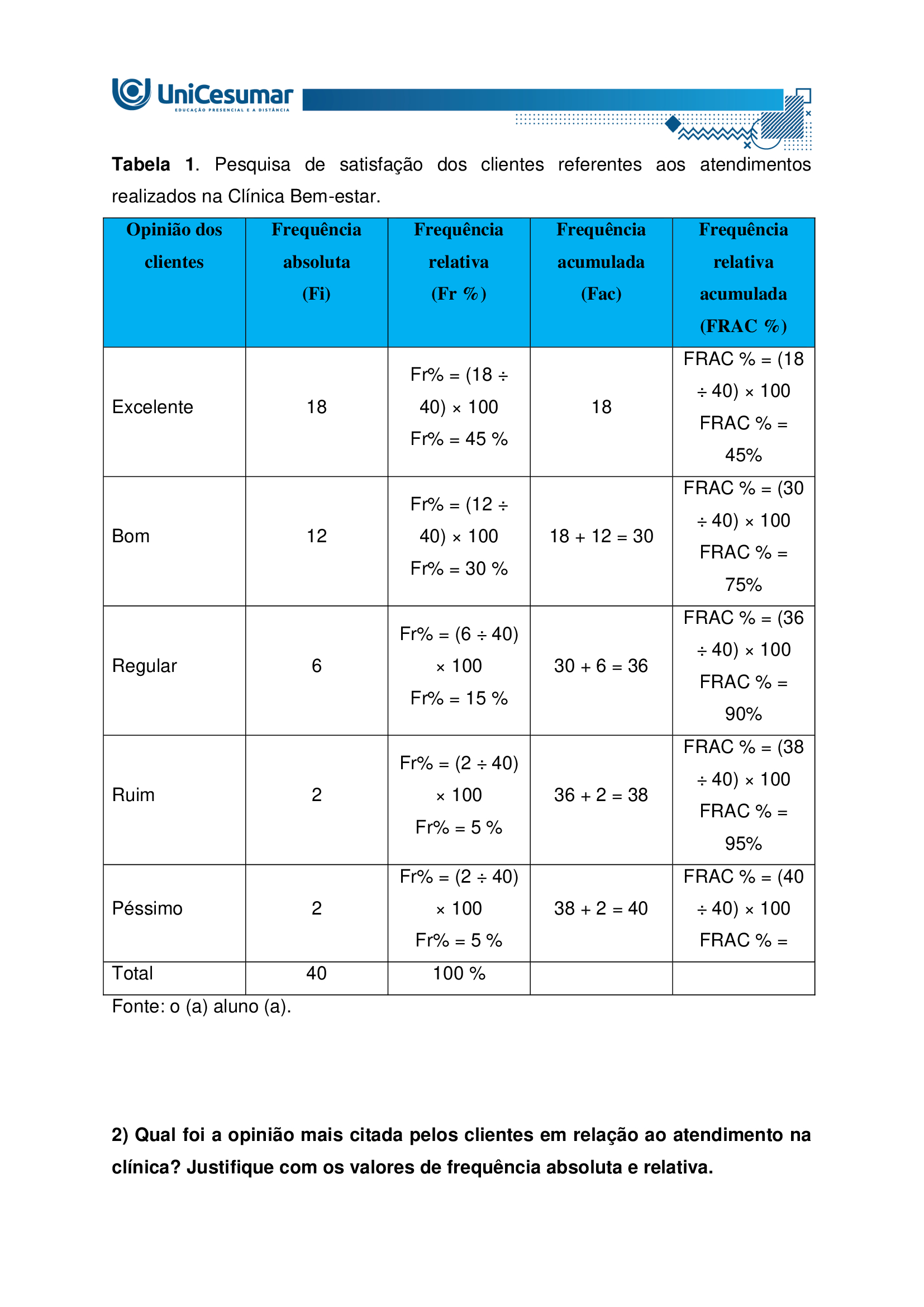 Bioestatística e Epidemiologia – módulo 52/2025