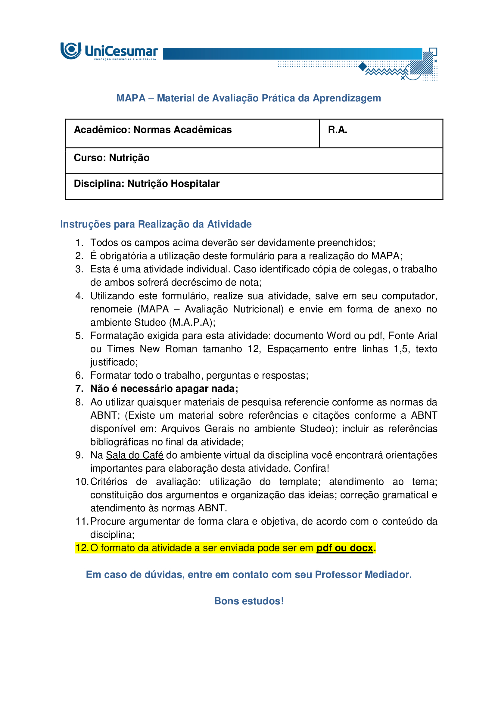 Resposta Mapa Imunologia Clínica 52/2025