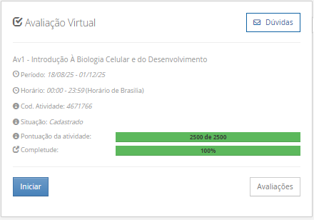 1) As lesmas, assim como os caracóis terrestres, são muito sensíveis à desidratação, ou seja, a perda de água pela superfície do corpo que permanece exposta ao ar. O sal (NaCl) quando é lançado sobre esses animais, ele absorve rapidamente a água do corpo deles, causando destruição de células e tecidos, transformando seus corpos em uma massa viscosa, disforme, como se estivessem derretendo. Mundo Estranho. Por que as lesmas derretem em contato com o sal? Disponível em: https://super.abril.com.br/mundo-estranho/por-que-as-lesmas-derretem-em-contato-com-o-sal/. Acesso em: 18 out. 2020. Neste contexto, analise as afirmativas a seguir: I. O meio externo fica hipotônico em relação ao interior da lesma, ao ser adicionado o sal. II. O sal suga toda a água do corpo das lesmas, devido ao processo de osmose. III. As lesmas são mais vulneráveis que os caracóis por não possuírem uma concha calcária para se proteger, no entanto elas possuem parede celular. IV. Neste caso, o solvente é transferido para o meio hipertônico. Agora, assinale a alternativa que apresenta as afirmativas corretas: ________________________________________ Alternativas: a) I e II, apenas. b) I e III, apenas. c) II e IV, apenas. d) I, II e IV, apenas. e) I, II, III e IV. 2) As células apesar de terem vidas quase totalmente independentes, elas podem se comunicar e influenciar o seu comportamento de forma mútua. Para que ocorra a comunicação celular são necessários alguns passos, são eles: 1. Liberação do ligante. 2. Transporte da molécula sinalizadora até a célula alvo. 3. Emissão de um estímulo sistêmico. 4. Reconhecimento do ligante. 5. Resposta celular. Assinale a opção que apresenta a ordem correta dos passos realizados. ________________________________________ Alternativas: a) 3 – 2 – 1 – 4 – 5. b) 3 – 1 – 2 – 4 – 5. c) 1 – 3 – 4 – 2 – 5. d) 5 – 1 – 4 – 3 – 2. e) 1 – 2 – 4 – 5 – 3. 3) A maioria das células contém um conjunto específico e geneticamente programado de receptores para os numerosos sinais químicos que ativam, ou inibem, as atividades celulares. Na maioria das células os receptores para determinado sinal são iguais, as respostas é que podem ser diferentes. Os hormônios, geralmente são moléculas que levam algum tempo a serem distribuídas pelo corpo, são carregados pela corrente sanguínea a longas distâncias até alcançarem a célula alvo. Estes hormônios que atuam à longas distâncias, realizam a ________________________________________ Alternativas: a) sinalização dependente de contato. b) sinalização parácrina. c) sinalização autócrina. d) sinalização sináptica. e) sinalização endócrina. 4) O retículo endoplasmático (RE) é constituído por uma rede de membranas que delimitam cavidades das mais diversas formas. O RE se estende a partir do envoltório nuclear e percorre grande parte do citoplasma, formando uma rede tridimensional de cavidades que se intercomunicam. Tomando como referência as características do RE, julgue as afirmativas a seguir em (V) Verdadeiras ou (F) Falsas. ( ) Dentre as funções do RE, estão a produção de proteínas e lipídios e a síntese de hormônios. ( ) O RE granular possui ribossomos aderidos a ele. ( ) O retículo sarcoplasmático está presente em células musculares, fundamental no processo de contração muscular. ( ) O RE rugoso participa do processo de desintoxicação do organismo e degradação do glicogênio. Assinale a alternativa que apresenta a sequência CORRETA. ________________________________________ Alternativas: a) V – V – F – F. b) F – F – V – V. c) V – F – V – F. d) V – F – V – V. e) V – V – V – F. 5) As células são diferenciadas em procariontes e eucariontes, sendo diferenciadas por algumas estruturas. No entanto todas elas são compostas por membrana plasmática, citoplasma e material genético (DNA). FUNDAÇÃO CECIERJ. Membrana e organelas celulares. Módulo 2 – Unidade 3. Disponível em: https://cejarj.cecierj.edu.br/pdf_mod2/CN/Unidade03_Bio.pdf. Acesso em: 23 nov. 2020. Em um experimento realizado em laboratório na aula de biologia celular, os alunos com auxílio de corantes e microscópio óptico, conseguiram observar algumas estruturas, observe o quadro a seguir: Estruturas Célula A Célula B Membrana plasmática + + Parede celular + - Reticulo endoplasmático - + Núcleo - + Ribossomos + + Fonte: Elaborado pelo autor. O quadro está assinalado com (+) indicando a presença e (-) a ausência da estrutura. De acordo com os dados presentes no quadro, analise as afirmativas a seguir: I. A célula A provavelmente é uma célula procariótica, por ter ausência de núcleo e retículo endoplasmático que corresponde a uma organela presente em todas as células eucarióticas. II. Os alunos devem ter confundido alguma estrutura com os ribossomos, pois estes não são visíveis em microscópio óptico com limite de resolução convencional. III. A célula B é uma célula eucariótica, porém não é possível saber se corresponde a uma célula animal ou vegetal. IV. O retículo endoplasmático é uma organela responsável pela síntese de proteínas e lipídios, e formam os lisossomos, responsáveis pela digestão celular. Agora, assinale a alternativa que apresenta as afirmativas corretas: ________________________________________ Alternativas: a) I e II, apenas. b) I e III, apenas. c) II e IV, apenas. d) I, II e IV, apenas. e) I, II, III e IV.