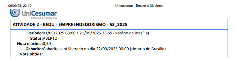 1ª QUESTÃO Uma das características que é possível observar ao estudar Empreendedorismo é que as pessoas iniciam os negócios a partir de diferentes possibilidades. É possível agrupar estas manifestações em tipos empreendedores, e o mapeamento dos mesmos se tornam relevantes para entender as particularidades existentes de cada grupo, podendo até criar formas de incentivos em específico. Um dos tipos bem conhecidos é o Empreendedor Corporativo, que tem sido utilizado como uma boa alternativa para as empresas que desejam se desenvolver. Elaborado pelo professor, 2021 Sobre o Empreendedor Corporativo, assinale a alternativa correta: ALTERNATIVAS A) De forma inesperada, encontram boas oportunidades de negócios e resolvem empreender para obter sucesso. B) Herdam grandes corporações, e fazem os negócios familiares se desenvolverem para se tornarem referências de mercado. C) São seres que nascem natos, e possuem grandes ideias inovadores que transformam um negócio em uma referência de mercado. D) São pessoas que empreendem em vários negócios ao mesmo tempo ajudando a desenvolver a economia local por conta do seu dinamismo. E) São pessoas proativas que possuem um espírito de comprometimento para o negócio, e que trabalham tendo comportamentos intraempreendedores. Resposta correta: letra E. Comentário: Empreendedor corporativo = intraempreendedor que inova dentro da empresa com iniciativa e comprometimento. ________________________________________ 2ª QUESTÃO O empreendedorismo social tem ganhado destaque como forma de negócio. Diferentemente do empreendedorismo tradicional, o social foca em resolver problemas coletivos por meio de modelos inovadores e escaláveis. Organizações como negócios de impacto e empresas B são exemplos dessa tendência, que vem sendo impulsionada por consumidores mais conscientes e por políticas públicas de incentivo. No Brasil, esse movimento tem crescido significativamente, com iniciativas que abordam desde educação até geração de renda em comunidades vulneráveis. Pesquisas indicam que 42% dos empreendedores sociais brasileiros atuam há mais de 5 anos no mesmo negócio, demonstrando a viabilidade desse modelo quando aliado a uma gestão profissionalizada. Fonte: MIYATAKE, A. K.; MAZZEI, B. B.; PARDO, P. Empreendedorismo. Maringá: Unicesumar, 2020. Um estudante de TI deseja criar uma startup que desenvolva aplicativos para inclusão digital de idosos, combinando impacto social e sustentabilidade financeira. Considerando as características do empreendedorismo social, assinale a alternativa correta: ALTERNATIVAS A) No Brasil, a maioria dos empreendedores sociais abandona seus projetos antes de completar 2 anos de operação. B) O principal objetivo do empreendedorismo social é maximizar lucros, assim como no empreendedorismo convencional. C) Iniciativas de empreendedorismo social não precisam de planejamento estratégico, pois seu foco é exclusivamente no bem-estar coletivo. D) O empreendedorismo social exige equilíbrio entre gerar impacto positivo e garantir a sustentabilidade econômica do negócio, diferentemente de ONGs tradicionais. E) Empresas B são um exemplo de empreendedorismo tradicional, pois não possuem compromisso com métricas de impacto socioambiental. Resposta correta: letra D. Comentário: Negócios de impacto equilibram impacto social com sustentabilidade financeira. ________________________________________ 3ª QUESTÃO Os modelos de negócios descrevem como uma empresa cria, entrega e captura valor. Existem diversos tipos de modelos de negócios, cada um com suas características distintas. As franquias, por exemplo, oferecem uma oportunidade para empreendedores iniciarem um negócio com menor risco, aproveitando a reputação e experiência da franqueadora. Além disso, os franqueados podem se beneficiar do suporte contínuo da franqueadora, incluindo treinamento, assistência na seleção de localização e marketing. Disponível em: . Acessado em: 20 de abr. de 2024. Sobre o seu conhecimento sobre franquias podemos afirmar que sua definição é: ALTERNATIVAS A) Um acordo de compartilhamento de lucros entre empresas concorrentes. B) Um sistema de distribuição de produtos ou serviços sem vínculo contratual. C) Um modelo de negócio no qual o franqueador concede ao franqueado o direito de uso de marca, tecnologia e distribuição exclusiva de produtos ou serviços mediante remuneração direta. D) Um contrato de licenciamento de propriedade intelectual, onde o proprietário concede a terceiros o direito de usar sua propriedade intelectual, mas não necessariamente envolvendo distribuição exclusiva de produtos ou serviços. E) Um acordo de representação comercial entre empresas, onde uma empresa atua como representante de outra para vender seus produtos ou serviços, sem necessariamente envolver o uso de marca ou tecnologia do franqueador. Resposta correta: letra C. Comentário: Franquia = uso de marca/know-how com suporte e remuneração (taxas/royalties). ________________________________________ 4ª QUESTÃO A elaboração do planejamento de um negócio, é sempre um dos principais desafios, e quando não é bem feito, pode levar ao fechamento precoce de uma empresa, por isso, é importante destinar tempo e recursos para o planejamento. Nos dias atuais, duas ferramentas são bastante recomendadas: Plano de Negócio e Business Model Canvas, sendo a última criada a partir da primeira. Cada uma possui características peculiares, sendo importante saber quando aplicar cada uma. Elaborado pelo professor, 2021. Considerando os estudos da disciplina e as características da ferramenta Business Model Canvas, é possível afirmar que: ALTERNATIVAS A) Permite substituir o Plano de Negócio porque trata de dois componentes essenciais: estratégia e posicionamento no mercado além da operação. B) Reestrutura a operação de uma indústria sem a necessidade de fazer um Plano de Negócio, por conta das nove partes que compõem a ferramenta. C) É a única ferramenta capaz de fazer uma análise interna e externa do negócio e tomar decisões mais assertivas, que minimizem os riscos de insucesso. D) Detalha as áreas de Marketing, Finanças e Produção que são as partes mais importantes de uma empresa e, por isso, precisam do detalhamento das estratégias. E) Possibilita simular, criar e modificar modelos de negócios, que se tornam interessantes para analisar concorrentes, o próprio empreendimento e tendências para o futuro. Resposta correta: letra E. Comentário: O Canvas é visual e flexível para prototipar e ajustar modelos; não substitui o Plano de Negócio. ________________________________________ 5ª QUESTÃO O intraempreendedorismo tem se tornado uma estratégia fundamental para organizações que buscam inovação contínua. Essa abordagem ganhou relevância especialmente em empresas de tecnologia, onde a capacidade de inovar rapidamente é crucial para manter a competitividade. Estudos mostram que empresas que incentivam o intraempreendedorismo têm 30% mais chances de lançar produtos inovadores no mercado. No entanto, para que essa cultura floresça, é essencial que as organizações ofereçam autonomia, recursos e um ambiente que tolere fracassos controlados como parte do processo criativo. Fonte: MIYATAKE, A. K.; MAZZEI, B. B.; PARDO, P. Empreendedorismo. Maringá: Unicesumar, 2020. Considerando os princípios do intraempreendedorismo, assinale a alternativa correta: ALTERNATIVAS A) O intraempreendedorismo é relevante apenas para startups, não tendo aplicação em grandes corporações. B) O fracasso em projetos intraempreendedores deve ser punido para manter os padrões de qualidade da organização. C) Empresas de tecnologia são ambientes pouco propícios para o intraempreendedorismo devido à sua estrutura hierárquica rígida. D) Intraempreendedores precisam seguir rigidamente os processos já estabelecidos pela empresa, sem espaço para experimentação. E) O intraempreendedorismo combina características empreendedoras com a estrutura de organizações estabelecidas, permitindo inovar sem criar um novo negócio. Resposta correta: letra E. Comentário: Inovar dentro da empresa, com autonomia e tolerância ao erro controlado. ________________________________________ 6ª QUESTÃO O empreendedorismo por oportunidade diferencia-se do empreendedorismo por necessidade por envolver uma análise prévia do mercado e a identificação de demandas não atendidas. Enquanto o primeiro surge da vontade de inovar ou explorar nichos, o segundo está ligado à falta de alternativas de renda. No Brasil, segundo o GEM (Global Entrepreneurship Monitor), o empreendedorismo por oportunidade cresce, refletindo maior preparo dos empreendedores e um ecossistema mais favorável. Contudo, ainda persistem desafios, como a alta taxa de mortalidade de micro e pequenas empresas nos primeiros anos de operação. Fonte: SEBRAE. Causa Mortis: o sucesso e o fracasso das empresas nos primeiros cinco anos de vida. São Paulo: Sebrae, 2014. Com base no texto e em seus conhecimentos, sobre empreendedorismo por oportunidade e por necessidade, assinale a alternativa correta: ALTERNATIVAS A) Ambos os tipos de empreendedorismo têm a mesma taxa de sucesso, conforme dados do SEBRAE. B) O empreendedorismo por necessidade é predominante em países com economias estáveis e alto IDH. C) O GEM classifica o empreendedorismo por oportunidade como motivado pela falta de alternativas de emprego. D) A mortalidade de empresas é menor no empreendedorismo por necessidade devido à urgência de geração de renda. E) O empreendedorismo por oportunidade exige planejamento e visão de mercado, enquanto o por necessidade geralmente ocorre na informalidade. Resposta correta: letra E. Comentário: Oportunidade → planejamento/visão; necessidade → costuma ocorrer de modo informal e vulnerável. ________________________________________ 7ª QUESTÃO O empreendedorismo tem sido objeto de estudo há séculos, e seu conceito evoluiu significativamente ao longo do tempo. Durante a Idade Média, o termo era associado àqueles que gerenciavam projetos de produção. No século XVII, passou a designar pessoas que assumiam riscos financeiros, diferenciando-se do capitalista, que apenas financiava empreendimentos. Com o passar dos séculos, uma visão do empreendedor se consolidou, especialmente com as contribuições de Joseph Schumpeter, que destacou o papel do empreendedor como agente de "destruição criativa", impulsionando o desenvolvimento econômico e a inovação. Fonte: MIYATAKE, A. K.; MAZZEI, B. B.; PARDO, P. Empreendedorismo. Maringá: Unicesumar, 2020. Ao longo da história, o conceito de empreendedorismo passou por diversas transformações, refletindo mudanças na economia e na sociedade. Com base nos estudos sobre a evolução do empreendedorismo, no que melhor representa essa evolução e seu impacto nos negócios modernos, assinale a alternativa correta: ALTERNATIVAS A) O empreendedorismo deixou de ser apenas uma atividade de risco financeiro e passou a ser reconhecido como um processo de inovação e transformação econômica. B) A visão de Schumpeter sobre o empreendedor como agente da destruição criativa tornou-se obsoleta, pois, atualmente, o empreendedorismo não é mais impulsionado pela inovação. C) A única função do empreendedorismo na atualidade é criar novos negócios, sem impactos significativos na economia ou na sociedade. D) O conceito de empreendedorismo se mantém inalterado desde o século XVII, pois sempre foi baseado apenas na assunção de riscos financeiros. E) O empreendedorismo está exclusivamente associado à abertura de pequenos negócios locais, sem relevância para o desenvolvimento econômico global. Resposta correta: letra A. Comentário: Hoje, empreendedorismo = inovação que transforma setores e economias. ________________________________________ 8ª QUESTÃO O empreendedorismo contemporâneo apresenta diversas facetas que refletem as transformações socioeconômicas globais. Nas últimas décadas, observa-se uma significativa evolução na forma como os empreendedores identificam e exploram oportunidades de negócio. Estudos recentes demonstram que, enquanto em economias emergentes ainda persiste um percentual considerável de empreendedorismo motivado por necessidade, nas economias desenvolvidas predomina o empreendedorismo por oportunidade. Essa distinção tem implicações diretas nos índices de sobrevivência e crescimento dos negócios. Fonte: MIYATAKE, A. K.; MAZZEI, B. B.; PARDO, P. Empreendedorismo. Maringá: Unicesumar, 2020. Considerando as transformações no cenário empreendedor global, analise as afirmativas a seguir: I. A predominância do empreendedorismo por oportunidade em economias desenvolvidas está relacionada à maior estabilidade econômica e acesso a recursos de capacitação empresarial. II. O empreendedorismo por necessidade, embora surja em contextos de fragilidade econômica, pode evoluir para negócios sustentáveis quando acompanhado de programas de mentoria e acesso a crédito. III. Os ecossistemas empreendedores mais maduros tendem a apresentar menor taxa de mortalidade empresarial nos primeiros anos de operação, independentemente do tipo de empreendedorismo predominante. IV. A distinção entre empreendedorismo por oportunidade e por necessidade é meramente acadêmica, pois, na prática, ambos apresentam os mesmos desafios e potencialidades. É correto o que se afirma em: ALTERNATIVAS A) I e II, apenas. B) II e III, apenas. C) I, II e III, apenas. D) II, III e IV, apenas. E) I, II, III e IV. Resposta correta: letra C (I, II e III, apenas). Comentário: I e II corretas; III também (ecossistemas maduros reduzem mortalidade). IV é falsa — a distinção não é apenas acadêmica. ________________________________________ 9ª QUESTÃO A relação entre empreendedorismo e criatividade é profunda e crucial para o sucesso empresarial. Os empreendedores frequentemente são indivíduos criativos que têm a capacidade de identificar oportunidades de negócio onde outros não veem. Sua habilidade de pensar de forma original e fora dos padrões convencionais os permite encontrar soluções inovadoras para problemas complexos. Além disso, a criatividade é essencial para a inovação, um aspecto central do empreendedorismo. Empreendedores criativos estão constantemente buscando maneiras novas e únicas de criar valor, seja através do desenvolvimento de novos produtos, processos, modelos de negócios ou estratégias de marketing. MIYATAKE, A. K.; MAZZEI, B, B.; PARDO, P. Empreendedorismo. Maringá–PR. Unicesumar, 2018. Conforme o seu material didático e segundo Ferreira et al. (2010), como o empreendedor pode estimular a criação de novas ideias em sua equipe de trabalho? ALTERNATIVAS A) Desencorajando a participação em atividades recreativas que envolvam pintura e artes. B) Promovendo apenas atividades rotineiras para estabilizar o hemisfério cerebral direito. C) Incentivando apenas a participação em cursos de outros idiomas para estimular a criatividade. D) Estimulando atividades recreativas e cursos que promovam a criatividade, como pintura e gincanas. E) Limitando a participação da equipe em atividades que envolvam o hemisfério cerebral esquerdo. Resposta correta: letra D. Comentário: Atividades lúdicas (pintura, gincanas etc.) ampliam repertório e fomentam a ideação. ________________________________________ 10ª QUESTÃO O surgimento de novas empresas é impulsionado por uma combinação de fatores econômicos, tecnológicos, sociais e políticos. Esses empreendimentos desempenham um papel vital na criação de empregos, fomento da inovação e impulsionamento do crescimento econômico, contribuindo para a dinâmica e vitalidade dos mercados e da sociedade todo. As novas empresas costumam ser baseadas em uma ideia de negócio, que normalmente surge em função de uma oportunidade de mercado. Assim, podemos dizer que as novas empresas são frutos de pessoas com iniciativas empreendedoras que se dispõem a arriscar implementar uma ideia, baseada na percepção de uma oportunidade. MIYATAKE, A. K.; MAZZEI, B, B.; PARDO, P. Empreendedorismo. Maringá–PR. Unicesumar, 2018. Uma oportunidade caracteriza-se por um conjunto de circunstâncias favoráveis, que cria o desejo de um novo produto ou serviço. Segundo Ferreira et al. (2010), uma das quatro qualidades para uma boa oportunidade seria: ALTERNATIVAS A) Ser única. B) Ser de fácil implementação. C) Exigir pouco investimento inicial. D) Estar disponível no momento e local certos. E) Ser altamente lucrativa, proporcionando um retorno financeiro significativo para o empreendedor e para a empresa a longo prazo Resposta correta: letra D. Comentário: O “timing” e o lugar certos são cruciais: janela favorável para lançar o produto/serviço.
