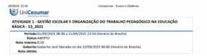1ª QUESTÃO O gestor escolar precisa reconhecer que a escola não é somente um lugar em que se busca o conhecimento científico, pois sua função é muito mais abrangente. As instituições de ensino visam propiciar uma formação social que enfrenta outras formas de socialização e transmissão de saberes. Estar alinhado com todas essas mudanças faz com que a sociedade seja construída por pessoas que compreendem a realidade. No que se refere à Gestão Escolar Digital, analise as seguintes afirmações. I. A tecnologia é uma grande ferramenta que contribui para o trabalho do docente. Por isso, cabe o gestorpreparar seus professores para as tendências digitais, contribuindo para o processo de ensino e aprendizagem. II. Tornar os processos administrativos e pedagógicos digitalmente contribui para uma gestão digital,permitindo uma celeridade nos processos da escola. III. Uma das formas de se ter mais pais ou responsáveis participativos em uma reunião pedagógica étransmiti-la on-line, proporcionando uma democratização nas reuniões. IV. A comunicação escolar, quando feita por meios digitais, faz com que toda a comunidade escolar tenhaconhecimento do que está acontecendo. É correto o que se afirma em: ALTERNATIVAS I e II, apenas. II e III, apenas. I e IV, apenas. I, II e IV, apenas. I, II, III e IV. Resposta correta: I, II, III e IV. Comentário: Todas as sentenças descrevem práticas coerentes de gestão digital: formação docente, digitalização de processos, reuniões on-line e comunicação ampliada. ________________________________________ 2ª QUESTÃO "Na construção de um Regimento Escolar, alguns itens são essenciais, mas não podemos construir um regimento padrão, tendo em vista que cada escola, em conjunto com sua comunidade escolar, precisa elaborá-lo de acordo com suas necessidades e realidades. Um regimento em um Estado terá planos de ação diferentes de outro Estado, para ser mais específico, o regimento de uma escola não poderá ser igual ao de outra instituição, como já foi discutido aqui, pois existem particularidades que devem ser respeitadas e precisam estar presentes no regimento. Por isso, a comunidade escolar é tão importante neste momento, para que juntos possam discutir e elaborar um regimento que contemple a realidade". JORGE, W. J. Gestão Escolar e Organização do Trabalho Pedagógico na Educação Básica. Maringá: UniCesumar, 2021. p. 76. Sobre Regimento Escolar, avalie as afirmativas a seguir como (V) para verdadeiras e (F) para falsas: I. Trata-se de uma forma de organização escolar, respeitando a estrutura física e realidade dos alunos. II. O Regimento Escolar contribui para a orientação das decisões pedagógicas e administrativas. III. O Regimento Escolar precisa ser um documento individualizado, respeitando as características locais. IV. O Regimento atua como instrumento norteador da escola, proporcionando mais autonomia. As afirmações I, II, III e IV são, respectivamente: ALTERNATIVAS Resposta correta: V – V – V – V. Comentário: O regimento organiza a escola, orienta decisões, respeita o contexto e dá diretrizes/autonomia institucional. ________________________________________ 3ª QUESTÃO Leia a seguinte situação fictícia: O gestor Carlos de Andrade atua como professor há 20 anos e, para finalizar seu ciclo como docente, coloca seu nome à disposição para eleição de diretor. Após a contagem de votos, Carlos se torna diretor da escola. Pensando em deixar um ótimo legado, ele reformula todos os currículos escolares, partindo do principio que a Educação precisa ser levada mais a sério e que os alunos precisam ser tratados com mais rigor. Na semana pedagógica, no início do ano letivo, o diretor Carlos entregou a nova matriz curricular sem a participação dos professores, porém, com o passar do tempo, o número de evasão diminuiu drasticamente, considerando que os alunos se adaptaram e viram melhoras significativas nos resultados. No que se refere aos requisitos de uma boa gestão escolar, de acordo com os Pilares da Educação, analise as afirmativas a seguir: I. Considerando a Gestão Pedagógica, não caberia ao diretor Carlos trocar a matriz curricular, apenasacompanhar o que se ensinava para os alunos. II. Dentro da Gestão Administrativa, caberia ao diretor Carlos cuidar da parte física da escola e proporcionaraos docentes equipamentos de qualidade e que funcionassem. III. Na Gestão de Recursos Humanos, o diretor Carlos precisa focar mais seu tempo elencando as prioridadesda escola, além de delimitar os processos do dia a dia. IV. Em relação à Gestão Financeira, caberia ao diretor Carlos pensar em formas de conseguir recursos, taiscomo cobrar matrícula dos pais na escola pública. É correto o que se afirma em: ALTERNATIVAS I e II, apenas. II e III, apenas. I e IV, apenas. I, II e IV, apenas. I, II, III e IV. Resposta correta: II e III, apenas. Comentário: Adm. e RH: prover infraestrutura/equipamentos (II) e organizar prioridades/processos (III). Afirmativa I é restritiva (gestão pedagógica não é “apenas acompanhar”; envolve liderança coletiva). IV é indevida (cobrança de matrícula em escola pública). ________________________________________ 4ª QUESTÃO O conselho escolar aproxima todos os segmentos escolares a fim de buscar alternativas que contemplem a todos e que tragam melhorias significativas para o ensino, pois havendo participação e comprometimento de todos para com o ato de aprender, se poderá construir um conhecimento significativo, adaptado à realidade de cada comunidade. Assim, todos ganham e aprendem, pois diante do exercício da democracia, da participação, do comprometimento, o conselho escolar cresce e se fortalece dentro e fora do espaço escolar, podendo buscar melhorias para a escola junto ao seu ente federado (DRESCHER, 2014, p. 22). Disponível em: https://repositorio.ufsm.br/bitstream/handle/1/3128/Drescher_Carla_Hulda_Pfeifer.pdf. Acesso: 6 set. 2022. Sobre o Conselho Escolar, analise as seguintes afirmações. I. Devido à importância do conselho escolar, dentre vários outros membros, se faz presente o diretor, aequipe pedagógica, o técnico-administrativo, a equipe auxiliar e o represente do grêmio. II. A iniciativa da criação de um conselho escolar não está restrita ao direito, mas a qualquer membro dacomunidade escolar, considerando sua importância no estabelecimento de ensino. III. Após instituído o Conselho Escolar, qualquer um dos membros pode convocar a todos para aorganização das eleições para o colegiado. IV. O Conselho Escolar é um colegiado cuja função é realizar as deliberações necessárias referentes aoadministrativo, financeiro e ao político pedagógico da escola. É correto apenas o que se afirma em. ALTERNATIVAS I e II, apenas. II e III, apenas. I e IV, apenas. I, II e IV, apenas. I, II, III e IV. Resposta correta: I e IV, apenas. Comentário: Composição plural (I) e função deliberativa sobre dimensões administrativa, financeira e pedagógico-política (IV). A instalação/convocação segue normas — não é “qualquer membro” (II e III). ________________________________________ 5ª QUESTÃO A professora Raimunda de Oliveira ganhou as eleições para direção na escola Bittencourt. Embora a comunidade escolar tenha ficado muito feliz com tal resultado, a professora não tinha experiência em tal função. No seu entendimento, tal gestão deveria ser centralizadora, considerando que a escola passa por vários problemas econômicos e uma das suas propostas era regularizar todas as pendências de gestões anteriores. Ao iniciar suas atividades, organizou o planejamento da forma que achava melhor, sem a participação da comunidade escolar. Outro ponto de grande destaque foi o plano de metas que ela atribuiu para cada professor, isso acabou gerando grande transtorno na escola, afinal, aquilo que ela representava ser no dia a dia, após sua posse, sofreu uma transformação radical, gerando muita insatisfação por parte dos docentes. Sobre os requisitos de uma boa gestão escolar, analise as seguintes afirmações. I. Para a diretora Raimunda realizar uma boa gestão, é necessário alinhar as questões administrativas epedagógicas em conjunto com a comunidade escolar. II. Raimunda, considerando resolver problemas gerados pelas gestões anteriores, deve efetuar um bomplanejamento e execução das ações referentes ao financeiro. III. Pelo fato da escola ter problemas anteriores a sua gestão, cabe à diretora Raimunda desconsiderar o quefoi feito anteriormente e iniciar uma nova gestão. IV. Neste momento de crise onde a escola vive, é necessário romper a comunicação com a comunidadeescolar até que se tenha regularizada toda a situação. É correto o que se afirma em: ALTERNATIVAS I e II, apenas. II e III, apenas. I e IV, apenas. I, II e IV, apenas. I, II, III e IV. Resposta correta: I e II, apenas. Comentário: Gestão democrática integra comunidade (I) e requer planejamento/execução financeira responsável (II). Romper com o passado ou com a comunicação vai na contramão (III e IV falsas). ________________________________________ 6ª QUESTÃO O Plano de Trabalho Docente (PTD) é um documento que registra o que fazer, como fazer, quando fazer e com quem fazer. Em outras palavras, é o norte para as ações educacionais. É a apresentação sistematizada e justificada das decisões tomadas no contexto escolar. Sobre o PTD, avalie as afirmações a seguir como (V) para verdadeiras e (F) para falsas: I. Trata-se de um instrumento que requer conhecimento prévio da Proposta Pedagógica Curricular. II. Trata-se de um instrumento político e pedagógico que permite a dimensão transformadora do conteúdo. III. É considerado um instrumento que possibilita compreender a concepção de ensino-aprendizagem e avaliação do professor. IV. É visto como um instrumento que implica no registro escrito e sistematizado do planejamento docente, orientando-o e direcionando-o em sua prática pedagógica. As afirmativas I, II, III e IV são, respectivamente: ALTERNATIVAS Resposta correta: V – V – V – V. Comentário: O PTD articula-se ao PPC, tem caráter político-pedagógico, explicita concepções e registra/sistematiza o planejamento do docente. ________________________________________ 7ª QUESTÃO A Associação de Pais, Mestres e Funcionários (APMF) é uma instância que visa integrar os segmentos escolares, além de colaborar com o processo de ensino e aprendizagem e auxiliar na integração entre a família e a escola. Considerando os objetivos da APMF, analise as afirmativas a seguir: I. Promover entrosamento entre a comunidade escolar por meio de atividade sócio-educativa-cultural-desportiva, ouvido o Conselho Escolar. II. Colaborar com a manutenção e conservação do prédio escolar e de suas instalações, conscientizando acomunidade sobre a importância dessa ação. III. Gerir e administrar os recursos financeiros próprios e os que lhes forem repassados por meio deconvênios, de acordo com as prioridades estabelecidas em reunião conjunta com o Conselho Escolar. IV. Prestar atendimento aos educandos, professores e funcionários, assegurando-lhes melhores condições de qualidade de ensino, em consonância com o Projeto Político-pedagógico do estabelecimento de ensino. É correto o que se afirma em: ALTERNATIVAS I e II, apenas. II e III, apenas. I e IV, apenas I, II e IV, apenas. I, II, III e IV. Resposta correta: I, II, III e IV. Comentário: As quatro atribuições são típicas da APMF: integração comunitária, apoio à manutenção, gestão de recursos e suporte às condições de ensino alinhadas ao PPP. ________________________________________ 8ª QUESTÃO . . . A escola é um lugar bem complexo e, para que seja possível administrá-la, é necessário um bom planejamento, não exclusivamente no aspecto financeiro, mas como um todo. Lembre-se que a escola não deve ser vista apenas com olhar técnico administrativo/financeiro, mas também na área pedagógica. Por isso, o planejamento pedagógico é fundamental, para estabelecer tratativas de como funcionará o ano letivo e quais desafios e metas deverão ser superados. Além do planejamento anual realizado pelas Secretaria da Educação Municipal ou Estadual, as escolas precisam desenvolver seu planejamento, respeitando as particularidades locais (JORGE, 2021, p.137). Fonte: JORGE, W. J. Gestão escolar e organização do trabalho pedagógico na educação básica. Maringá: Unicesumar, 2021. Sobre o Planejamento Pedagógico, leia as assertivas, a seguir, e considere V para verdadeiro e F para falso. I. O Planejamento é uma atividade exclusiva do docente, considerando que a prioridade do gestor é determinar o calendário escolar, para que assim venha ser possível uma organização e gestão eficiente. II. Os docentes precisam apresentar o planejamento no ano vigente, permitindo qual será a dinâmica da escola, para que assim, o gestor faça o planejamento escolar. III. O planejamento consiste na realidade escolar, para que assim, venha ser possível colocar em prática ospropósitos da instituição e, consequentemente, atingindo as metas. IV. O gestor precisa conseguir reunir toda equipe para desenvolver o planejamento escolar, resultando emum bom planejamento e ambiente favorável para desenvolver as atividades. As afirmações I, II, III e IV, são respectivamente: ALTERNATIVAS Resposta correta: F – F – V – V. Comentário: Planejamento não é exclusivo do docente (é coletivo) e não é tarefa solitária do gestor após “receber” planos (I e II falsas). Já III e IV refletem o caráter contextual e colaborativo do planejamento. ________________________________________ 9ª QUESTÃO A Constituição Federal de 1988 dispõe no Art. 206, inciso VI, “ . . . a gestão democrática do ensino público, na forma de lei”. Contudo, sabemos que mesmo em uma nação denominada Democrática, ocorrem muitas ações autoritárias que visam beneficiar e/ou satisfazer a minoria da população. Fonte: BRASIL. Constituição (1988). Constituição da República Federativa do Brasil. Brasília, DF: Senado Federal, 1988. Diante do contexto, sobre o verdadeiro significado do termo democracia e sua influência no campo educacional, analise as alternativas e assinale a correta. ALTERNATIVAS É o governo do povo, isto é, um governo gestado pelo povo, no qual o cidadão exerce seus direitos e deveres em favor da coletividade. Na educação, por exemplo, o gestor deve agir no coletivo, onde haja participação da comunidade escolar, por meio das instâncias colegiadas sobre os assuntos referentes à educação. É o governo que favorece a minoria da população, onde reina práticas autoritárias e rígidas para disciplinar o povo. No campo educacional, a democracia é válida somente para os mais fortes, isto é, para os que detém o poder. É o governo do povo, no qual cada cidadão luta pelos próprios ideais e/ou interesses. No campo educacional, por exemplo, cabe ao gestor da sala de aula ou da instituição agir individualmente até alcançar os seus objetivos/metas. É o governo em ação, onde prevalece a vontade dos partidos políticos. Nesse caso, a democracia sofre alterações/mudanças conforme as trocas de governos, isto é, de quatro ou oito anos. É o governo que favorece a maioria da população, onde reina práticas autoritárias e rígidas para disciplinar o povo. A democracia é válida apenas para os que detém o poder. Resposta correta: a primeira alternativa. Comentário: Democracia = governo do povo e, na educação, implica gestão democrática com participação das instâncias colegiadas. ________________________________________ 10ª QUESTÃO Muitos podem acreditar que só é possível fazer planilhas com o Excel, da Microsoft, mas isso não é uma verdade. Existem outras opções de editor de planilhas eletrônicas. Em decorrência da familiaridade entre o Google e a Microsoft, os programas possuem recursos bem-parecidos: inserir bordas, formatação de células, incluir imagens e desenhos, fazer comentários, criar gráficos e tabelas, e desenvolver fórmulas e funções. Enfim, são muitos recursos que podem ser utilizados por ambos os programas (JORGE, 2021, p. 204). Fonte: JORGE, Welington Junior. Gestão Escolar e organização do trabalho pedagógico na educação básica. Maringá: Unicesumar. 2021. Sobre qual aplicativos da Plataforma Google o enunciado se refere. ALTERNATIVAS Google Excel. Google Planilhas. Google Keep. Google Forms. Google Grafic. Resposta correta: Google Planilhas. Comentário: É o editor de planilhas da Google que corresponde ao Excel em recursos (fórmulas, gráficos, formatação, etc.).