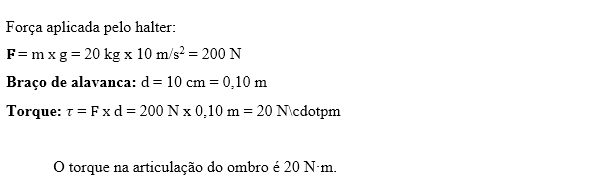 MAPA – Material de Avaliação Prática da Aprendizagem   

Acadêmico: Normas Acadêmicas	R.A.
Curso: Bacharelado Em Educação Física
 Disciplina: Biomecânica E Cinesiologia
Valor da atividade: 3,50	Prazo: 26.10

Instruções para Realização da Atividade
1.	Todos os campos acima deverão ser devidamente preenchidos;
2.	É obrigatória a utilização deste formulário para a realização do MAPA Substitutivo;
3.	Esta é uma atividade individual. Caso identificado cópia de colegas, o trabalho de ambos sofrerá decréscimo de nota;
4.	Utilizando este formulário, realize sua atividade, salve em seu computador, renomeie e envie em forma de anexo;
5.	Formatação exigida para esta atividade: documento Word, Fonte Arial ou Times New Roman tamanho 12, Espaçamento entre linhas 1,5, texto justificado; 
6.	Ao utilizar quaisquer materiais de pesquisa referencie conforme as normas da ABNT;
7.	Critérios de avaliação: Utilização do template; Atendimento ao Tema; Constituição dos argumentos e organização das Ideias; Correção Gramatical e atendimento às normas ABNT.
8.	Procure argumentar de forma clara e objetiva, de acordo com o conteúdo da disciplina.


Em caso de dúvidas, entre em contato com seu Professor Mediador.

Bons estudos!








ATIVIDADE MAPA – Biomecânica e Cinesiologia

O sistema muscular humano apresenta grande diversidade estrutural, com diferentes formas e arranjos de fibras que influenciam a força, a amplitude e a especialização dos movimentos. Essa variedade garante que o corpo possa realizar desde ações amplas e delicadas até gestos potentes e vigorosos. Durante o exercício, os músculos podem atuar de modos distintos, seja produzindo movimento, controlando sua velocidade ou estabilizando articulações. Para entender essa atuação, é fundamental considerar o torque, grandeza física que descreve a tendência de uma força em provocar rotação em torno de um eixo. Ossos e articulações funcionam como alavancas que potencializam a ação muscular. Assim, a interação entre estrutura, função e princípios mecânicos explica como o corpo se adapta às demandas do esporte e da vida cotidiana.
 
Fonte: APOLONI, B. F.; THON, R. A. Biomecânica e Cinesiologia. Unicesumar, 2020.

Para esta atividade MAPA, responda às questões a seguir:

1. Os músculos do corpo humano possuem diferentes formas e padrões de disposição que permitem sua adaptação a diversas funções e tipos de movimento. Alguns músculos apresentam fibras organizadas de maneira paralela a um tendão central, outros apresentam fibras que se inserem obliquamente em um tendão, alguns músculos têm fibras que cobrem todo o comprimento do ventre muscular e outros apresentam fibras que convergem de diferentes direções para um ponto central. Com base nessas descrições, identifique os nomes das arquiteturas musculares correspondentes a cada padrão e descreva suas principais características, apresentando exemplos.

•	Paralela (fuselada ou em fita) - bíceps braquial (fusiforme); sartório e reto abdominal (em fita/strap).

•	Oblíqua (peniforme ou pennada) - músculo extensor dos dedos (unipenado); reto femoral (bipenado); deltoide (multipenado).

•	Plano ou laminar (fibras cobrindo todo o comprimento do ventre) - oblíquo externo do abdome e outros músculos laminares da parede abdominal; alguns músculos da parede torácica e pélvica.

•	Convergente (triangular ou em leque) - peitoral maior (convergente/triangular); latíssimo do dorso atua de forma semelhante em grandes leques de fibras convergentes para inserção proximal.


  

2. Durante a prática de atividades físicas e esportivas, os músculos atuam de diferentes maneiras dependendo do movimento e da resistência envolvida. O comportamento muscular pode variar conforme a situação e a demanda do gesto esportivo. Com base nesse contexto, identifique os tipos de ação muscular e descreva cada um deles.

•	Concentérica:
- Descrição: o músculo encurta enquanto gera força, vencendo a resistência e produzindo movimento.
- Função prática: acelera segmentos, gera impulso e eleva cargas.
- Exemplo: subida na fase de extensão do cotovelo na rosca bíceps.

•	Excêntrica:
-  Descrição: o músculo alongase sob tensão enquanto controla ou desacelera a resistência; gera força enquanto aumenta seu comprimento.
- Função prática: amortiza impactos, controla descidas e produz grande estímulo para adaptação e fortalecimento.
- Exemplo: descida controlada no agachamento ou na fase de extensão do joelho ao aterrissar de um salto.

•	Isométrica:
- Descrição: o músculo gera tensão sem alterar seu comprimento; não há deslocamento articular significativo.
- Função prática: estabiliza articulações, mantém posturas e produz força em posições estáticas úteis para desempenho e reabilitação.
- Exemplo: manter a posição de prancha ou segurar um halter parado com o cotovelo a 90 graus.

•	Isocinética (uso clínico e de laboratório):
- Descrição: contração a velocidade angular constante controlada por equipamento; a resistência varia para manter velocidade constante.
- Função prática: avaliação e treino controlado de força e potência em toda a amplitude articular.
- Exemplo: teste de torque em dinamômetro isocinético em reabilitação esportiva.


 
3. O torque é uma grandeza física que descreve a tendência de uma força em provocar rotação em torno de um ponto ou eixo. No contexto do movimento humano e do exercício físico, o torque é fundamental para compreender como músculos e articulações interagem para gerar movimento. Durante atividades como levantar pesos, correr, arremessar ou chutar, os músculos esqueléticos aplicam forças que, através das alavancas formadas pelos ossos e articulações, produzem torques responsáveis pelo deslocamento dos segmentos corporais. A intensidade do torque depende da força aplicada e da distância entre o ponto de aplicação da força e o eixo articular (braço de alavanca). Os músculos são estruturas essenciais do sistema locomotor, capazes de gerar força e controlar movimentos. Formados por tecidos especializados, eles se contraem em resposta a estímulos nervosos, permitindo tanto ações motoras voluntárias quanto involuntárias. No exercício físico, os músculos desempenham funções centrais na execução de movimentos, estabilização articular, manutenção da postura e geração de potência e resistência.

A seguir, vemos uma imagem do exercício chamado Desenvolvimento com Halteres:


 
Fonte: o autor. (2025).
De acordo com as informações do enunciado, a imagem, e considerando que o halter possui 20 kg e a distância da articulação do cotovelo e do ombro é de 10 centímetros, o ângulo da articulação do cotovelo seja 90º, e a gravidade seja 10m/s² responda:
a) Qual é o músculo estabilizador do movimento?

Músculo estabilizador principal é o Manguito rotador. Os músculos do manguito rotador são: subescapular, supraespinal, infraespinal, redondo menor.

b) Qual é o músculo agonista e o sinergista?

•	Agonista
Deltoide, com ênfase na cabeça anterior. Esta porção do deltoide é o principal gerador de torque para elevar o braço na fase concêntrica do desenvolvimento com halteres.

•	Sinergistas
- Tríceps braquial - estende o cotovelo e auxilia a completar a elevação do halter, colaborando com o deltoide na fase final do movimento.
- Trapézio (porção superior/descendente) - contribui para a elevação e estabilização da cintura escapular durante a subida do peso.
- Serrátil anterior - auxilia no controle e rotação upward da escápula, otimizando a trajetória do úmero e a eficiência do gesto.

c) Quanto é o torque na articulação do ombro?
d) Quais movimentos estão fazendo a articulação do cotovelo durante o exercício?

•	Extensão do cotovelo (concêntrica) - ocorre na fase de subida, quando o cotovelo se estende para empurrar o halter para cima; o tríceps é o principal gerador desse movimento.

•	Flexão do cotovelo (excêntrica) - ocorre na fase de descida controlada, quando o cotovelo se dobra enquanto o tríceps alonga sob tensão para controlar o retorno.

•	Ação isométrica parcial - em pontos intermediários ou ao segurar o halter parado, os músculos do cotovelo geram tensão sem alteração significativa do ângulo articular para estabilização.

•	Movimentos acessórios mínimos - pequenas variações de rotação ou ajuste de antebraço (pronação/supinação) podem ocorrer para posicionar o punho e o halter, mas não são o componente primário do gesto.



REFERÊNCIAS

BIOMECÂNICA da Ação Muscular. Prof e DF, s.d. Disponível em: http://www.profedf.ufpr.br/rodackibiomecanica_arquivos/Biom%20acao%20muscular.pdf. Acesso em: 4 out. 2025.

EQUIPE EDITORIAL TUA SAÚDE. Desenvolvimento com halteres: para que serve, tipos (e como fazer). Tua Saúde, 2025. Disponível em: https://www.tuasaude.com/desenvolvimento-com-halteres/. Acesso em: 4 out. 2025.

MARI. Sistema Muscular e Classificação dos Músculos. Biomedicina Online, 2025. Disponível em: https://biomedicinaonline.com.br/sistema-muscular-e-classificacao-dos-musculos/. Acesso em: 4 out. 2025.

OLIVEIRA, Victor Hugo Rocha Ferreira de. Desenvolvimento com Halteres: Execução, músculos e dicas. Treino Mestre, 2021. Disponível em: https://treinomestre.com.br/desenvolvimento-com-halteres/. Acesso em: 4 out. 2025.

PINHEIRO, Marcelle. Sistema muscular: função, classificação e tipos de músculo. Tua Saúde, 2023. Disponível em: https://www.tuasaude.com/tipos-de-musculo/. Acesso em: 4 out. 2025.

SANTOS, Vanessa Sardinha dos. Sistema muscular. Brasil Escola, s.d. Disponível em: https://brasilescola.uol.com.br/biologia/sistema-muscular.htm. Acesso em: 4 out. 2025.

SISTEMA Muscular: Estrutura, Funções e Classificações. Médicos do futuro, s.d. Disponível em: https://medicosdofuturo.com.br/2025/07/29/sistema-muscular-estrutura-funcoes-e-classificacoes/. Acesso em: 4 out. 2025.

SISTEMA SAUDÁVEL. O que é Ação Muscular e seus tipos? Sistema Saudável, 2025. Disponível em: https://sistemasaudavel.com/glossario/o-que-e-acao-muscular-e-seus-tipos/. Acesso em: 4 out. 2025.









Orientações gerais:
-Utilize o livro em PDF (disponível dentro do ambiente da disciplina) para elaborar suas respostas.
-Assista ao vídeo explicativo da atividade, disponível dentro do ambiente da disciplina.

Orientações finais:
	Cópias parciais ou totais serão zeradas. 
	Poste seu arquivo em formato word (.doc) ou PDF. Outros formatos não serão aceitos.
	Certifique-se se o arquivo enviado está correto. Se houver algum problema na postagem, comunique ao seu mediador, com urgência, pois após a finalização do prazo, não há como alterar o arquivo. Se seu arquivo estiver incorreto, você poderá ficar sem nota.
	Todas as atividades do curso são avaliadas conforme a solicitação. Sendo assim, o descumprimento dessas orientações pode acarretar algum desconto na nota.

