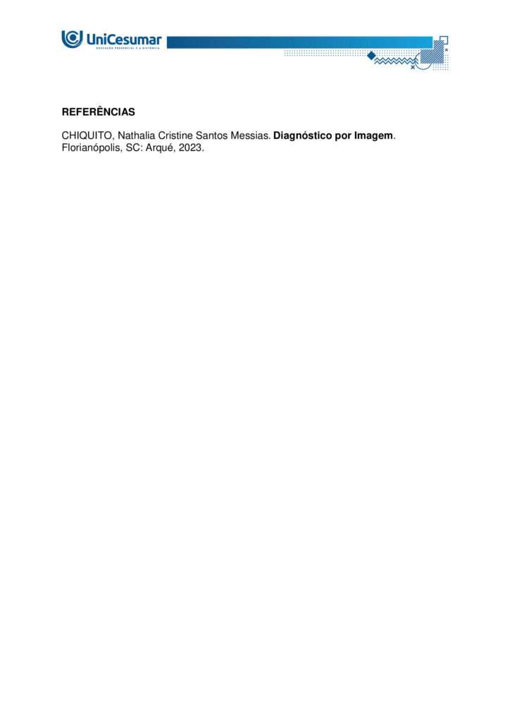 ESTUDANTE!
Seja bem-vindo à atividade MAPA (Material de Avaliação Prática de Aprendizagem) da disciplina de
DIAGNÓSTICO POR IMAGEM do módulo 54/25.
Instruções iniciais:
1. UTILIZE o modelo de MAPA padrão para realizar esta atividade. Ele se encontra em "MATERIAL DA
DISCIPLINA" (coluna direita do seu Studeo). Siga todas as instruções constantes nesse modelo.
2. Assista ao vídeo com as instruções para a realização do MAPA, que estará na "Sala do Café".
ETAPA 1
Os exames de imagem constituem algumas das ferramentas mais utilizadas na prática clínica,
desempenhando papel essencial na investigação de diferentes condições anatômicas e patológicas. Podem
ser realizados com ou sem a utilização de meios de contraste, dependendo da estrutura ou da função que
se pretende avaliar. A decisão pelo uso ou não do contraste está relacionada ao objetivo diagnóstico, às
características do paciente e à necessidade de destacar determinadas estruturas, sempre priorizando a
qualidade da imagem e a segurança do procedimento.
Fonte: CHIQUITO, Nathalia Cristine Santos Messias. MDD Radiografias contrastadas (anatomia e objetivos).
Disponível em: https://sites.google.com/unicesumar.com.br/anatomiaraioxtcermtrax/radiografiascontrastatas-anatomia-e-objetivos
BAYER S.A. Ultravist (iopromida) – solução injetável: bula para o profissional de saúde.
S. l.
: Bayer, 2023. Disponível em: https://uploads.consultaremedios.com.br/drug_leaflet/pro/Bula-UltravistProfissional-Consulta-Remedios.pdf. Acesso em: 16 jun. 2025.
CRISTÁLIA Produtos Químicos e Farmacêuticos Ltda. Bariogel 100 % – suspensão oral: bula para o
profissional de saúde. São Paulo: Cristália, 2023. Disponível em:
https://www.cristalia.com.br/produto/53/bula-profissional (ou PDF). Acesso em: 16 jun. 2025.
GADOVIST® (gadobutrol)
soluçãoinjetável
. Injeção para ressonância magnética do corpo todo.
S. l.
: Bayer HealthCare Pharmaceuticals, 28 out. 2024. Disponível em: https://cr-net-publicprod.s3.amazonaws.com/product_leaflet/708698C12DEA4B256078D478C0741DF3.pdf. Acesso em: 20 ago.
2025.
Com base no texto acima, responda as questões a seguir:
1.1) EXPLIQUE a função dos meios de contraste e DISCORRA em quais situações clínicas seu uso é
indicado.
1.2) COMENTE os principais tipos de contrastes utilizados na radiografia e suas vias de administração.
ETAPA 2
Leia a situação a seguir:
Paciente masculino, 22 anos, 60 kg, comparece ao serviço de diagnóstico por imagem para realização de
ressonância magnética de crânio com contraste.
Diante do exposto, responda:
2) DESCREVA o meio de contraste indicado para este exame, via de administração e a dose necessária para
o paciente em questão.
ETAPA 3
Leia o relato de caso a seguir:
Paciente masculino, 52 anos, procurou o serviço de diagnóstico por imagem após encaminhamento
urológico devido a dor lombar discreta e episódica bilateral, associada a episódios de hipertensão arterial
de difícil controle nos últimos meses. Nega hematúria macroscópica, febre ou perda ponderal. Foi solicitado
exames de imagem para diagnóstico, onde foi obtida a seguinte imagem: Figura 1: O’CONNOR, Owen J.; MAHER, Michael M. CT urography. American Journal of Roentgenology, v.
195, n. 5, p. W320–W324, nov. 2010. DOI: 10.2214/AJR.10.4198. Disponível em:
https://ajronline.org/doi/10.2214/AJR.10.4198
Diante do exposto, responda as questões a seguir:
3.1) CITE o exame de imagem realizado e o plano anatômico da Figura 1.
3.2) MENCIONE o contraste utilizado e a via de administração.
3.3) INDIQUE os possíveis achados/suspeita diagnóstica demonstrados nas setas da Figura 1.
ORIENTAÇÕES FINAIS
O arquivo deve ser enviado única e exclusivamente pelo seu Studeo, no campo "MAPA" desta disciplina.
Toda e qualquer outra forma de entrega desse Modelo de Resposta MAPA não é considerada. Apenas o
formato de PDF será aceito.
SOMENTE UM ARQUIVO PODE SER ANEXADO NO STUDEO (arquivo único). SE VOCÊ TIROU FOTOS, SE TEM
OUTROS TIPOS DE REGISTROS PARA ANEXAR, INSIRA TODAS AS INFORMAÇÕES DENTRO DO MODELO DE
MAPA.
Como enviar o seu arquivo:
→ Ao final do enunciado desta atividade, no Studeo, há uma caixa de envio de arquivo. Basta clicar e
selecionar sua atividade ou arrastar o arquivo até ela.
→ Antes de clicar em FINALIZAR, certifique-se de que está tudo certo, pois, uma vez finalizado, você não
poderá mais modificar o arquivo. Sugerimos que você clique no link gerado da sua atividade e faça o
download para conferir.
Problemas frequentes a evitar:
→ Coloque um nome simples no seu arquivo. Se o nome tiver caracteres estranhos (principalmente, pontos)
ou for muito grande, a equipe de correção pode não conseguir abrir o seu trabalho, e ele pode ser zerado.
→ Se você usa OPEN OFFICE ou MAC, transforme o arquivo em .pdf para evitar incompatibilidades (clicar
em Arquivo > Salvar como > em tipo, alterar para PDF).
→ Verifique se você está enviando o arquivo correto! Identifique o arquivo com o seu primeiro e último
nome e a disciplina para evitar que você troque o arquivo na hora de anexar. Exemplo:
MAPA_diagnosticoporimagem_PedroSilva.pdf.
