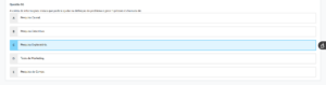 Questão 06 Enunciado: A coleta de informações iniciais que poderá ajudar na definição do problema e gerar hipóteses é chamada de: Alternativas: A) Pesquisa Causal. B) Pesquisa Descritiva. C) Pesquisa Exploratória.D) Teste de Marketing. E) Pesquisa de Campo. Comentário das alternativas