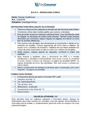 Mapa Imunologia Clínica