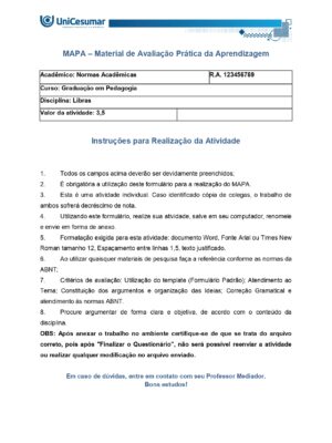 Mapa Libras