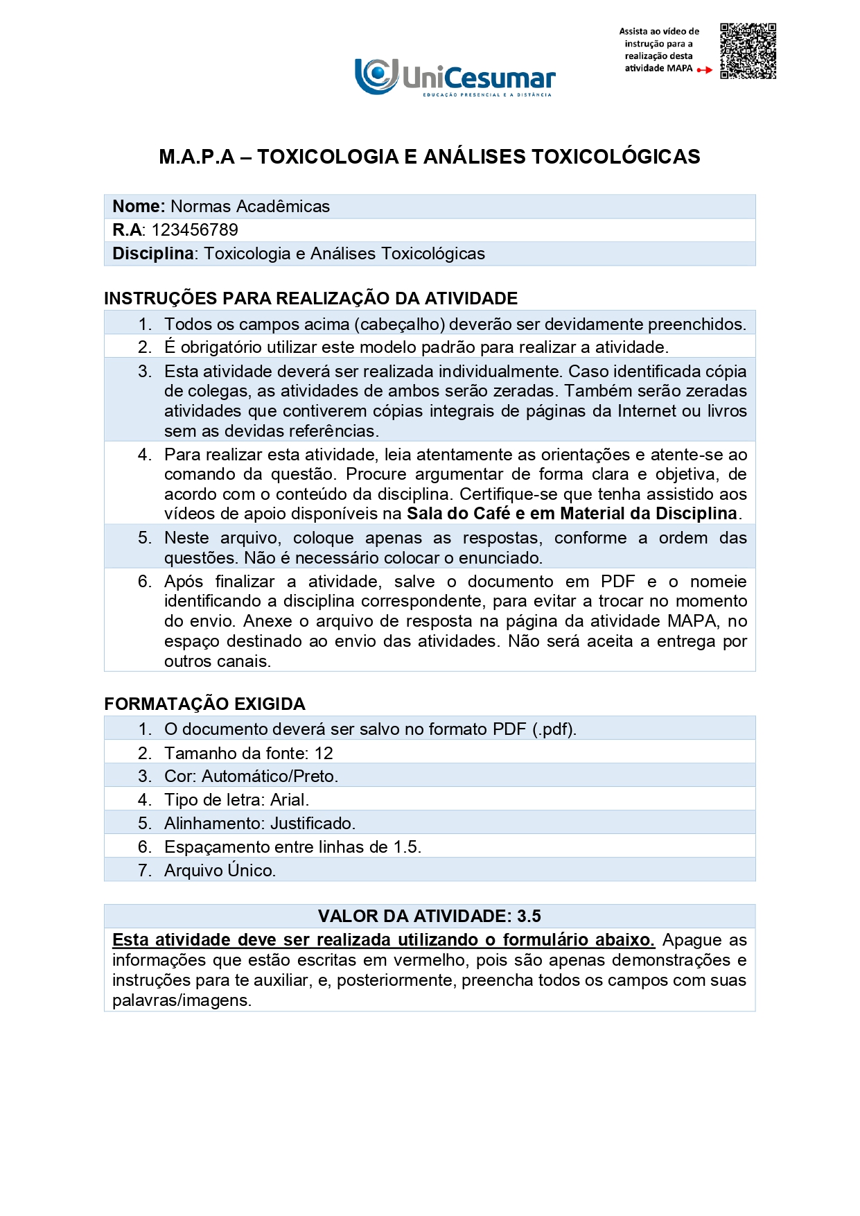 Mapa Toxicologia e Análises Toxicológicas