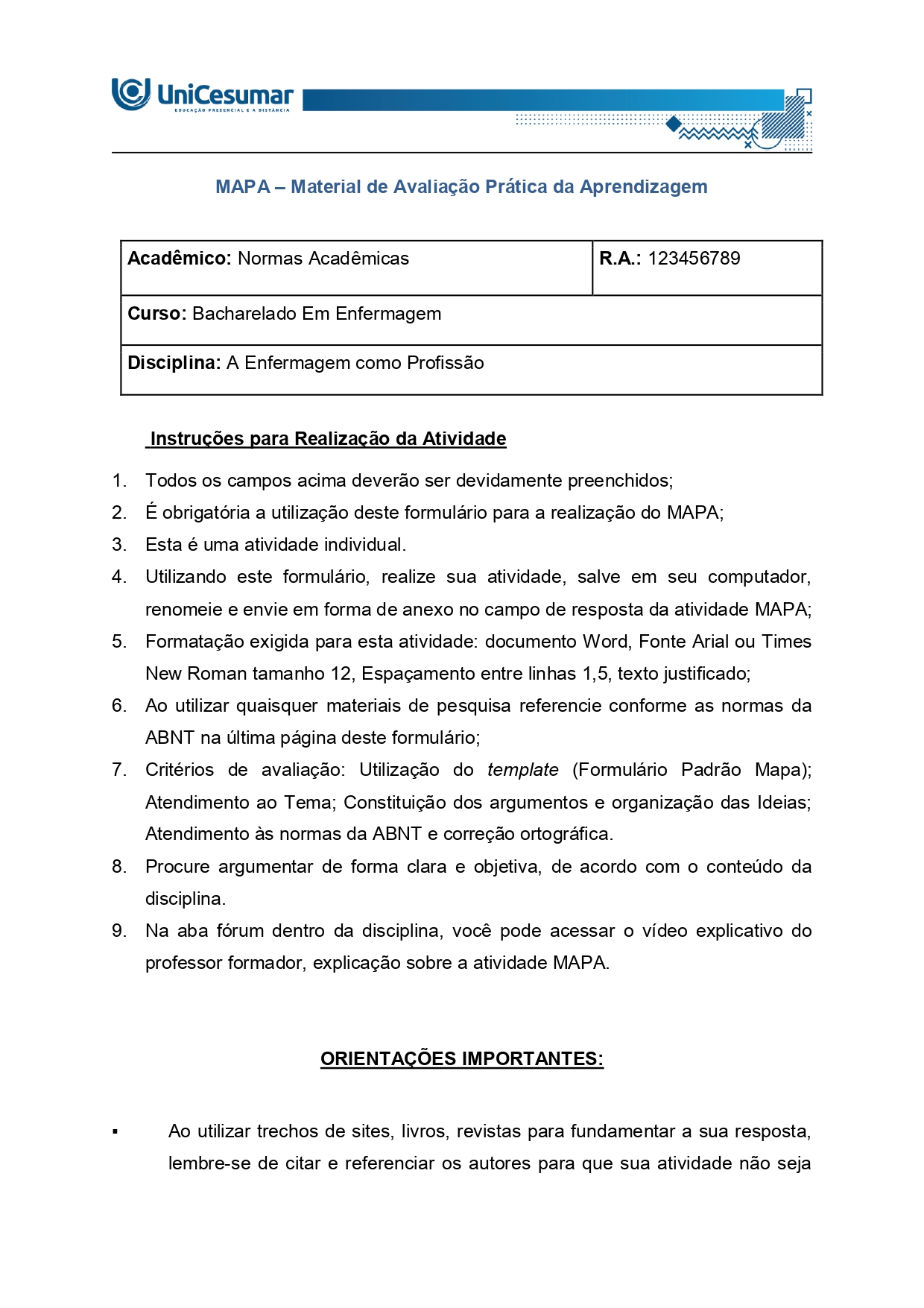 Contextualização do Caso (Situação-Problema Fictícia) Você é enfermeiro(a) recém-integrado(a) a uma unidade de internação hospitalar, passando a assumir responsabilidades assistenciais e gerenciais junto à equipe de enfermagem. Durante sua atuação inicial, observa que a prática profissional desenvolvida na unidade encontra-se fortemente centrada na execução de procedimentos técnicos, tais como administração de medicamentos, realização de curativos e monitorização clínica. Entretanto, percebe-se que outros aspectos fundamentais do cuidado em enfermagem apresentam fragilidades importantes. No cotidiano assistencial, evidencia-se pouca atenção às necessidades emocionais, subjetivas e individuais dos pacientes, ações que são realizadas de forma mecanizada, distante da complexidade que caracteriza o processo de cuidar. Adicionalmente, observa-se fragilidade significativa na comunicação entre profissionais, pacientes e familiares. As orientações são frequentemente transmitidas de maneira rápida, pouco clara e sem garantia de compreensão, não havendo espaço para escuta ativa ou acolhimento das demandas apresentadas.