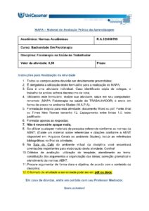 Vocês já pararam para pensar no impacto real que o ambiente e a organização do trabalho têm sobre a nossa saúde? A atuação do fisioterapeuta dentro desse contexto, busca atuar de maneira integral na saúde do trabalhador, buscando compreender como o trabalhador interage com suas atividades, está integrado com o ambiente, administra sua jornada e tarefas. E aqui que entra uma área fundamental para a nossa prática: a Ergonomia. A preocupação com a organização e a gestão do trabalho não é novidade: ela acompanha as sociedades desde a Antiguidade, com os primeiros registros de estudos sobre a relação entre o ser humano e o trabalho remontando à Pré-História. A palavra Ergonomia deriva do grego ergon (trabalho) e nomos (leis). Portanto, trata-se literalmente da "ciência do trabalho". Na definição técnica e contemporânea, a Ergonomia (também conhecida como fatores humanos) é a disciplina científica focada em compreender as interações entre os seres humanos e outros elementos de um sistema. O foco da Ergonomia expandiu-se drasticamente ao longo das últimas décadas. Entender essa evolução ajuda a entender onde o fisioterapeuta pode intervir. Inicialmente, o objetivo da Ergonomia era centrado no design de ferramentas e instrumentos de trabalho. Buscava-se aprimorar a adequação física desses recursos às capacidades e limites biológicos dos trabalhadores nos ambientes profissionais através de uma abordagem biomecânica. Hoje, a ergonomia dentro de uma visão contemporânea adota uma perspectiva muito mais ampla. Não basta olhar apenas para a cadeira ou a mesa do trabalhador, é preciso entender todos os determinantes de uma atividade. Isso inclui a organização do trabalho (ritmo, turnos, metas), os softwares e interfaces digitais, os procedimentos operacionais e as estratégias que os indivíduos utilizam para realizar suas tarefas. A década de 1970 foi o grande divisor de águas para a Ergonomia, que deixou de ser apenas uma "análise de laboratório ou teórica" para se tornar um campo de ação prática dentro do ambiente industrial. Esse movimento foi impulsionado pela crescente busca corporativa pela gestão da qualidade. Elaborado Professor, 2026. Com base no conteúdo estudado, responda às questões abaixo: a) Diferencie os três formatos da ação ergonômica contemporânea.