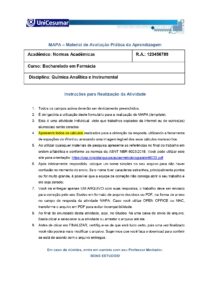 CONTEXTUALIZAÇÃO A vitamina C, também conhecida como ácido ascórbico, é amplamente utilizada em suplementos alimentares e medicamentos. Por ser uma substância sensível à luz, ao oxigênio e à temperatura, seu teor pode diminuir durante o armazenamento, comprometendo a qualidade do produto. Um laboratório de controle de qualidade recebeu amostras de um suplemento de vitamina C cujo rótulo informa 500 mg de vitamina C por comprimido. Para verificar se o produto está de acordo com o valor declarado, a amostra foi analisada pelo método de titulação redox com solução de iodo. Considere que a vitamina C reage com o iodo seguindo a reação: C_6 H_8 O_6+I_2→C_6 H_6 O_6+2HI Preparo da amostra